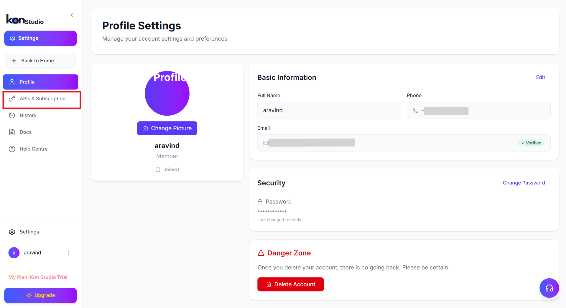 Step 2 - APIs & Subscription