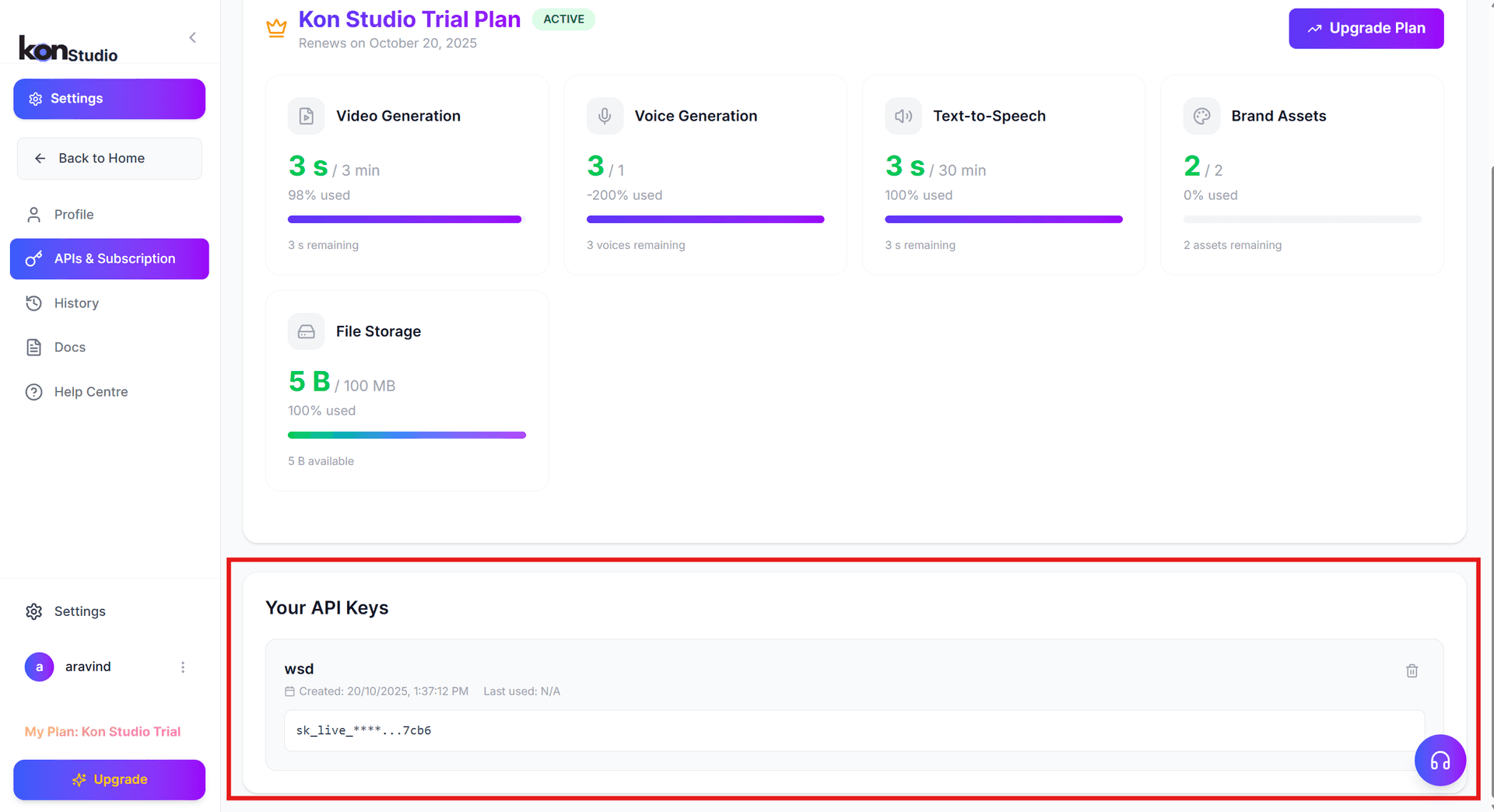 Step 3 - Copy API Token