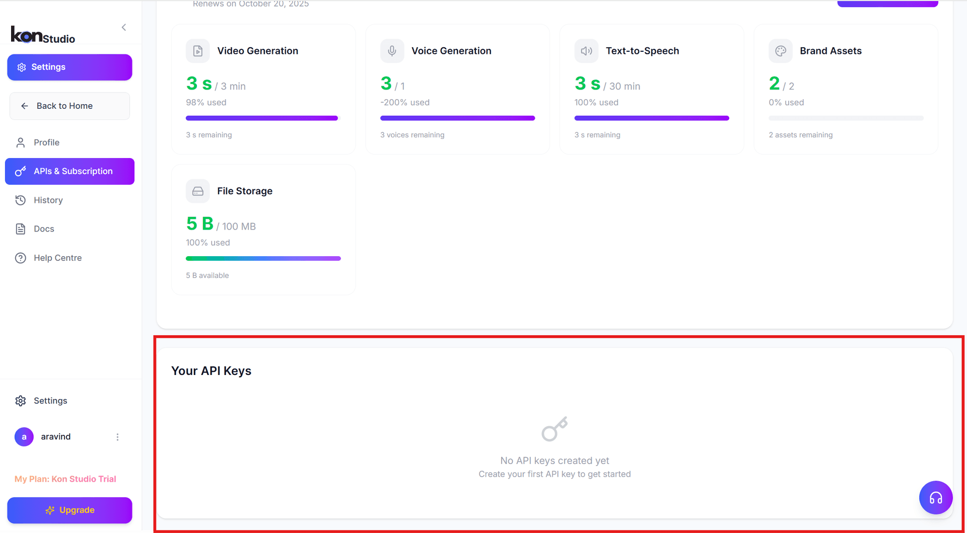 Step 4 - Create New Key